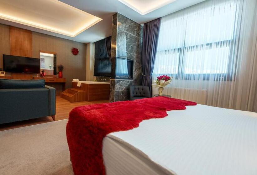 带大床的套房, Library Hotel Erciyes