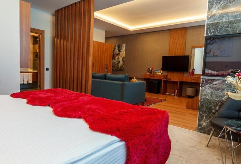 带大床的套房, Library Hotel Erciyes