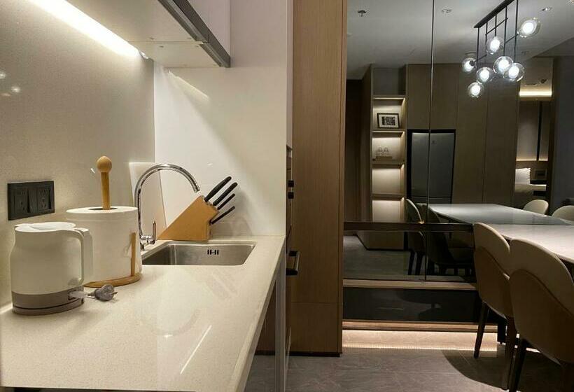 1 Bedroom Apartment City View, The Meixi Lake, Changsha Marriott Executive Apartments