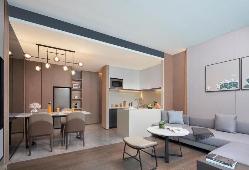 一ベッドルームエクゼクティブアパートメント, The Meixi Lake, Changsha Marriott Executive Apartments