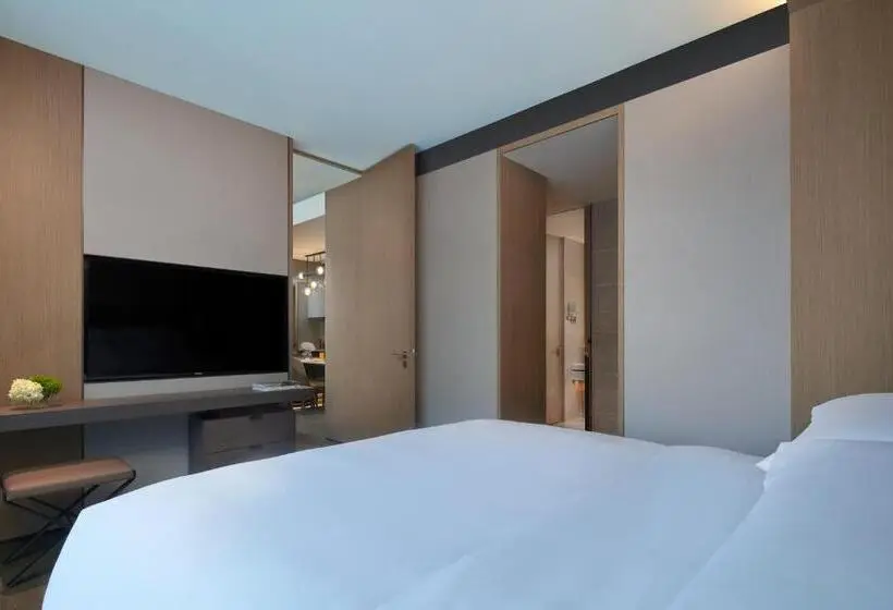 一ベッドルームエクゼクティブアパートメント, The Meixi Lake, Changsha Marriott Executive Apartments