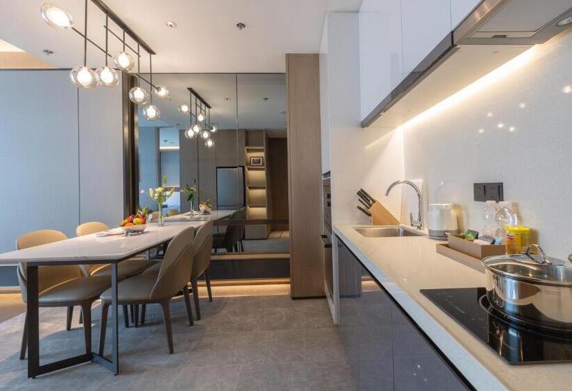 1 Bedroom Apartment Lake View, The Meixi Lake, Changsha Marriott Executive Apartments