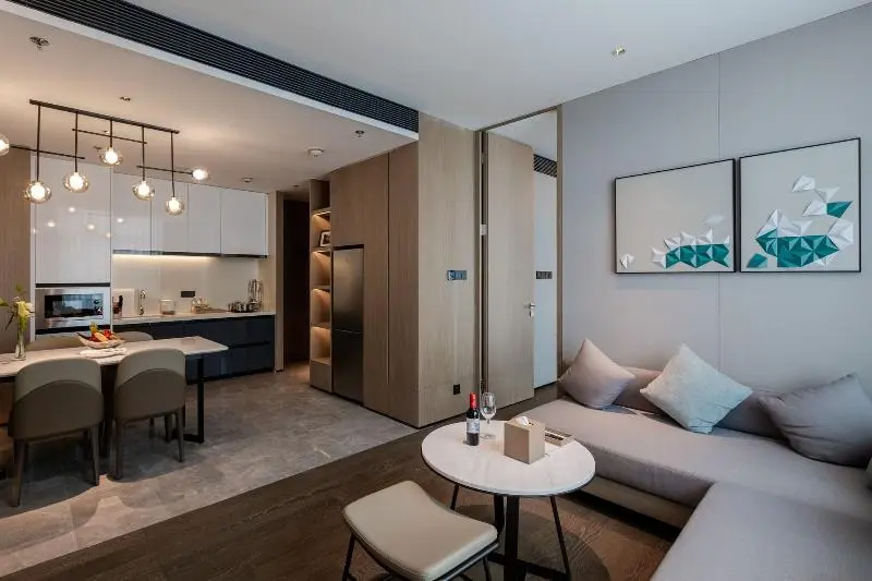一ベッドルームエクゼクティブアパートメント, The Meixi Lake, Changsha Marriott Executive Apartments