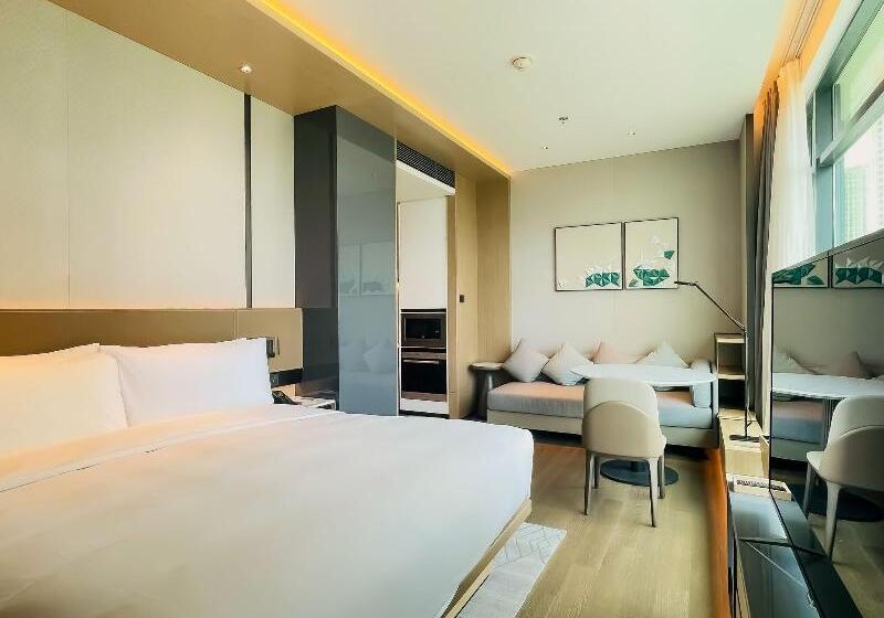 استودیو استاندارد با تخت کینگ, The Meixi Lake, Changsha Marriott Executive Apartments