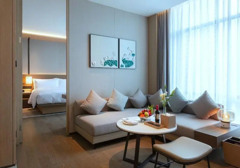1 Bedroom Apartment Lake View, The Meixi Lake, Changsha Marriott Executive Apartments
