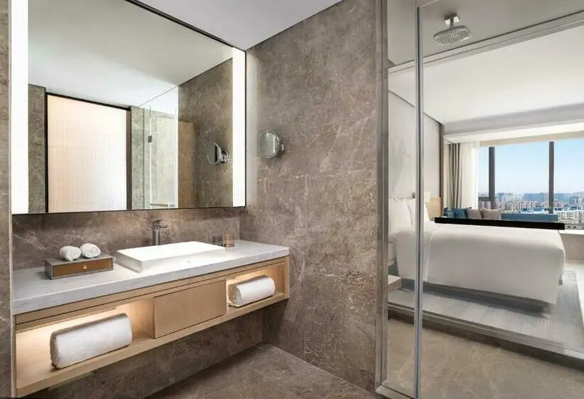 キングサイズベッドのスタンダードルーム, Courtyard By Marriott Nanjing Jiangning