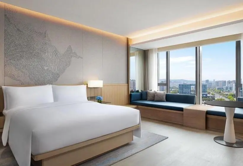 キングサイズベッドのスタンダードルーム, Courtyard By Marriott Nanjing Jiangning