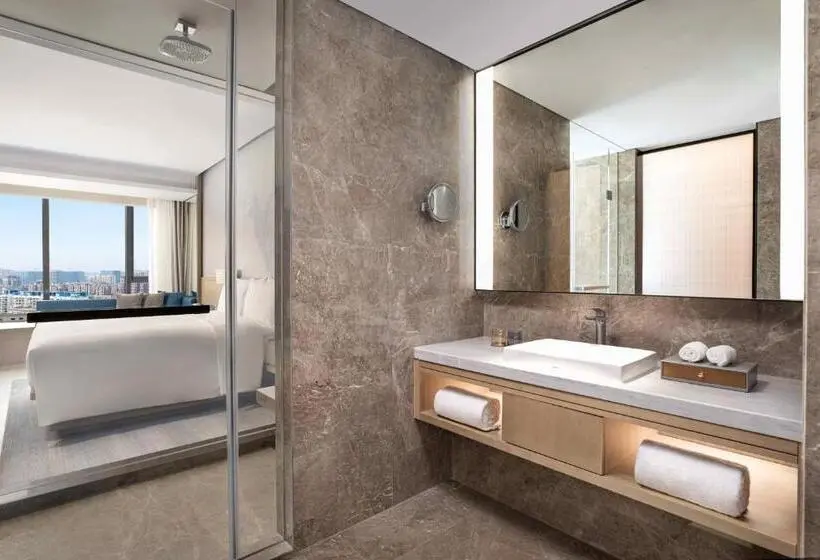 キングサイズベッドのスタンダードルーム, Courtyard By Marriott Nanjing Jiangning