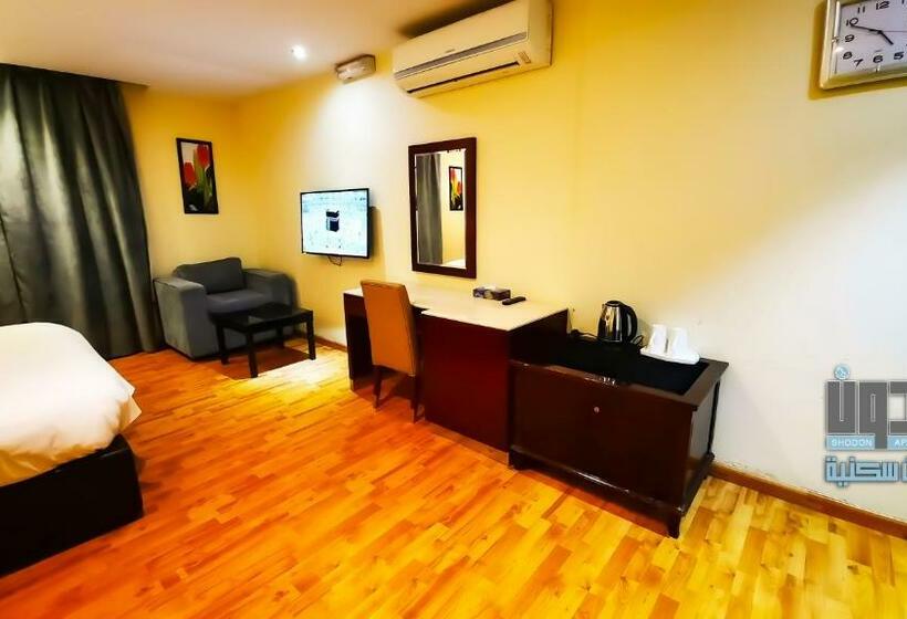 إستوديو قياسى سرير كينج, شدون للشقق المخدومة