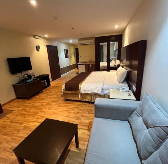 إستوديو قياسى سرير كينج, شدون للشقق المخدومة