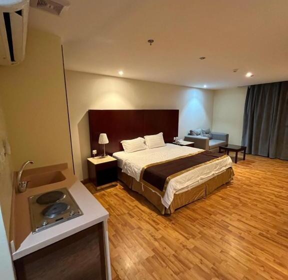 إستوديو قياسى سرير كينج, شدون للشقق المخدومة