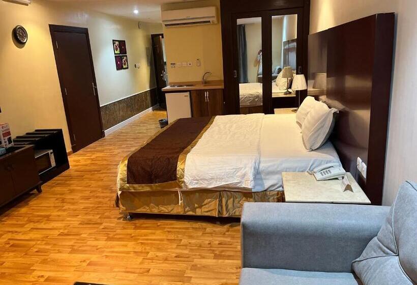 إستوديو قياسى سرير كينج, شدون للشقق المخدومة