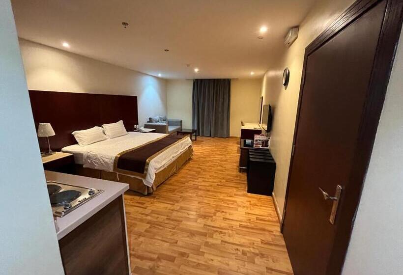 إستوديو قياسى سرير كينج, شدون للشقق المخدومة