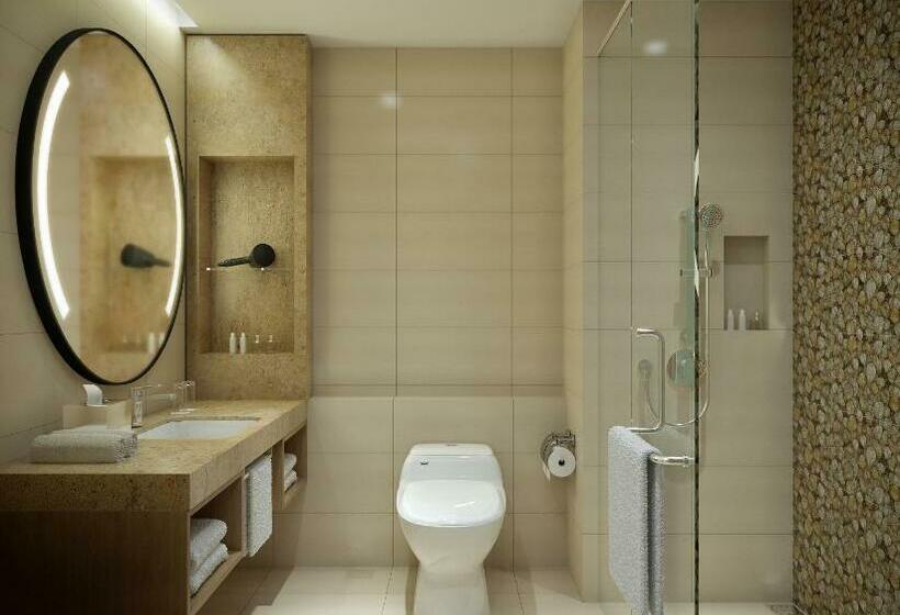 חדר דחוקס עם מיטת קינג, Sunway Hotel Big Box