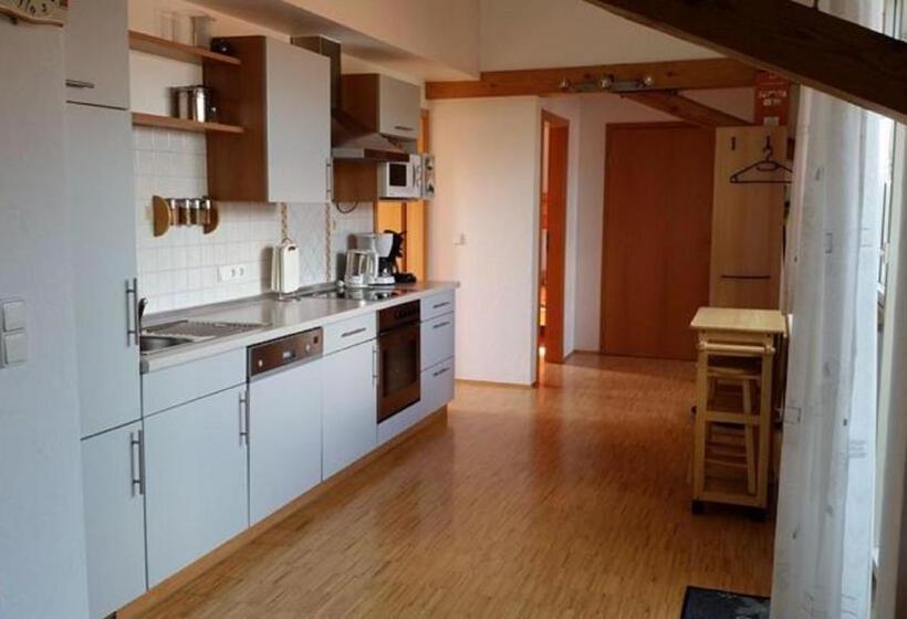 バルコニー付き１ベッドルームアパートメント, Ferienbauernhof Storchenhäusle
