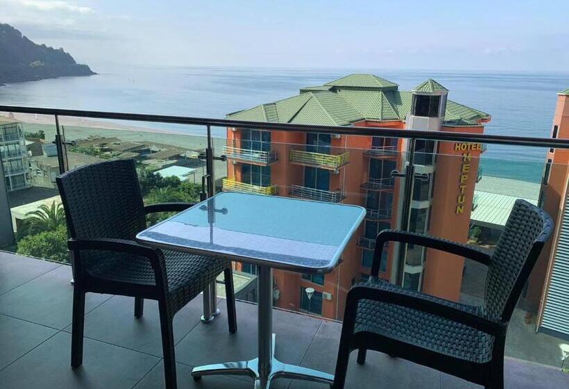 آپارتمان 1 خوابه با چشم‌انداز دریا, Neptun Palace Kvariati