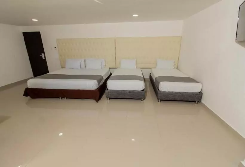 اتاق استاندارد چهار تخته, Caribe Plaza Barranquilla