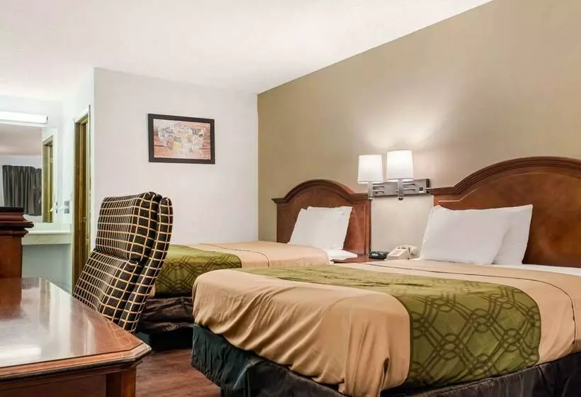 ２ダブルベッドのスタンダードルーム, Econo Lodge