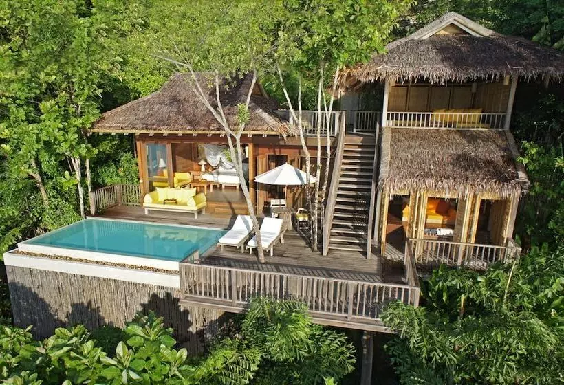 デラックスビラの１ベッドルーム, Six Senses Yao Noi