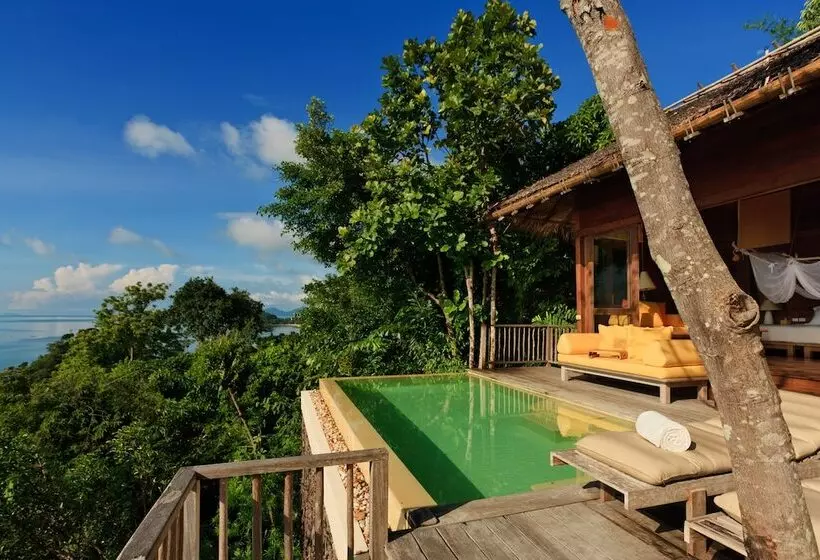 デラックスビラの１ベッドルーム, Six Senses Yao Noi