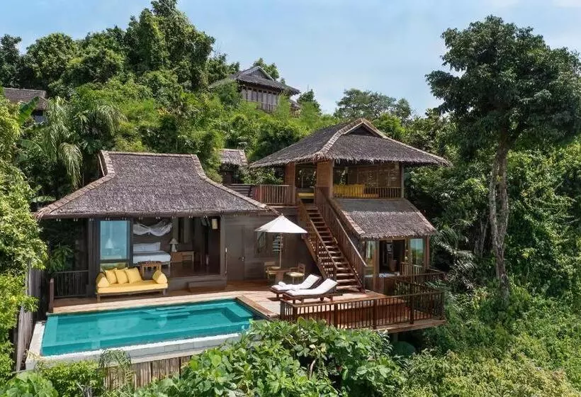 デラックスビラの１ベッドルーム, Six Senses Yao Noi