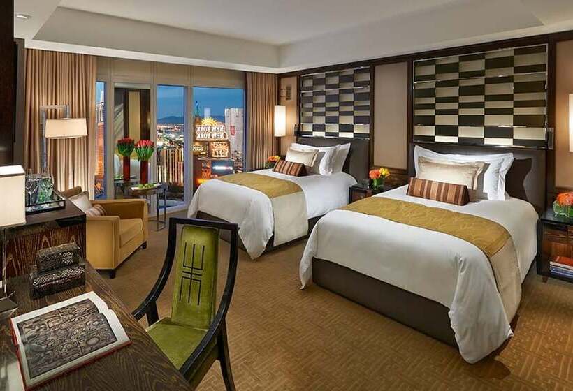 스탠다드 룸 더블 침대 2개, Waldorf Astoria Las Vegas