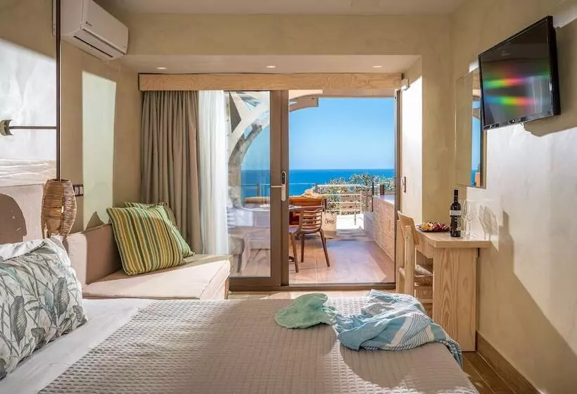 اتاق پرمیوم با چشم‌انداز دریا, Esperides Resort Crete The Authentic Experience