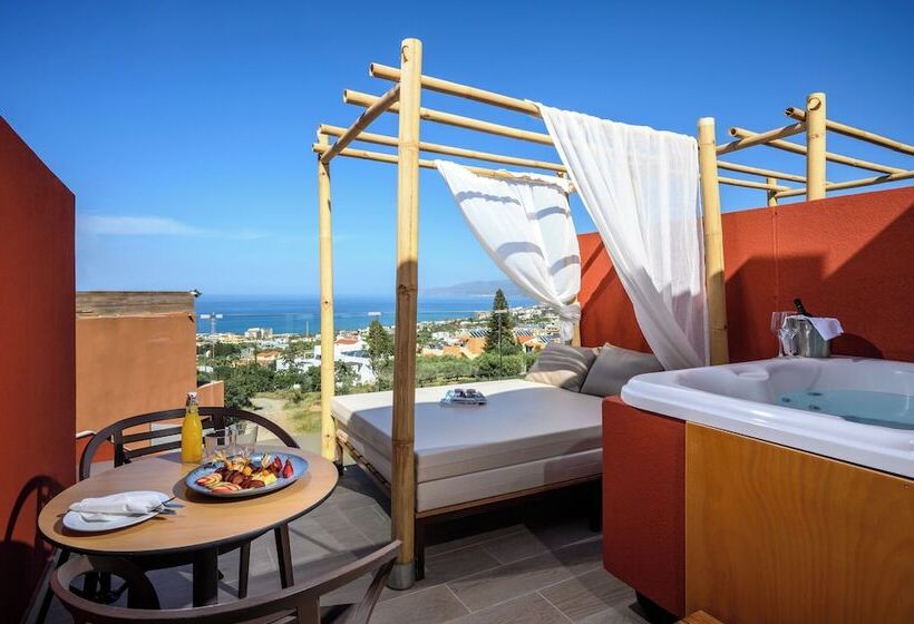 غرفة بريميوم مطلّة علي البحر, Esperides Resort Crete The Authentic Experience