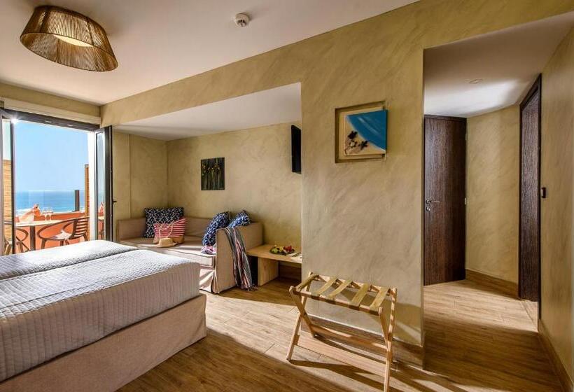 غرفة بريميوم مطلّة علي البحر, Esperides Resort Crete The Authentic Experience
