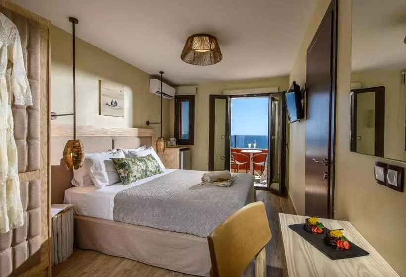 اتاق لوکس با چشم‌انداز دریا, Esperides Resort Crete The Authentic Experience