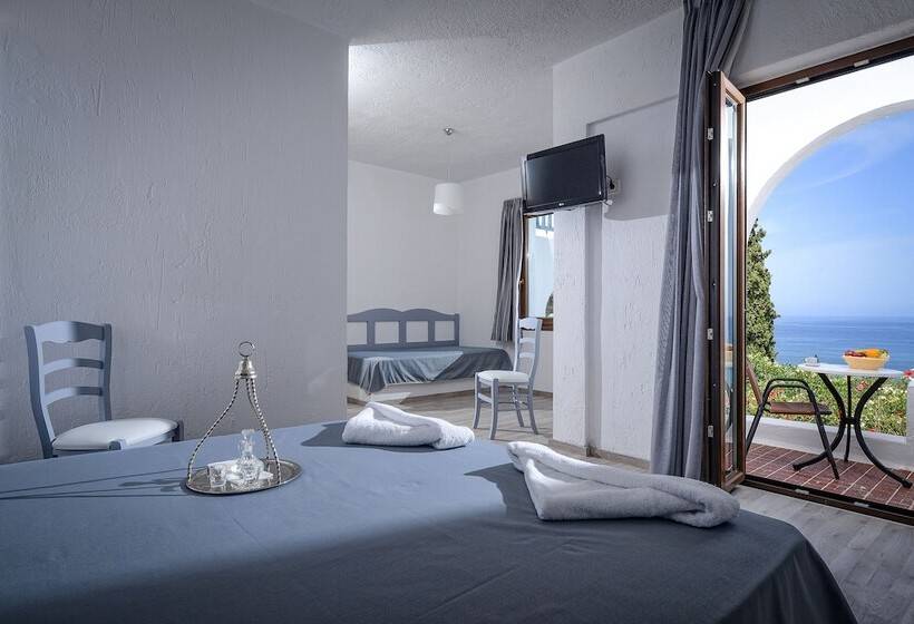 带海景的标准房, Hersonissos Village Hotel & Bungalows