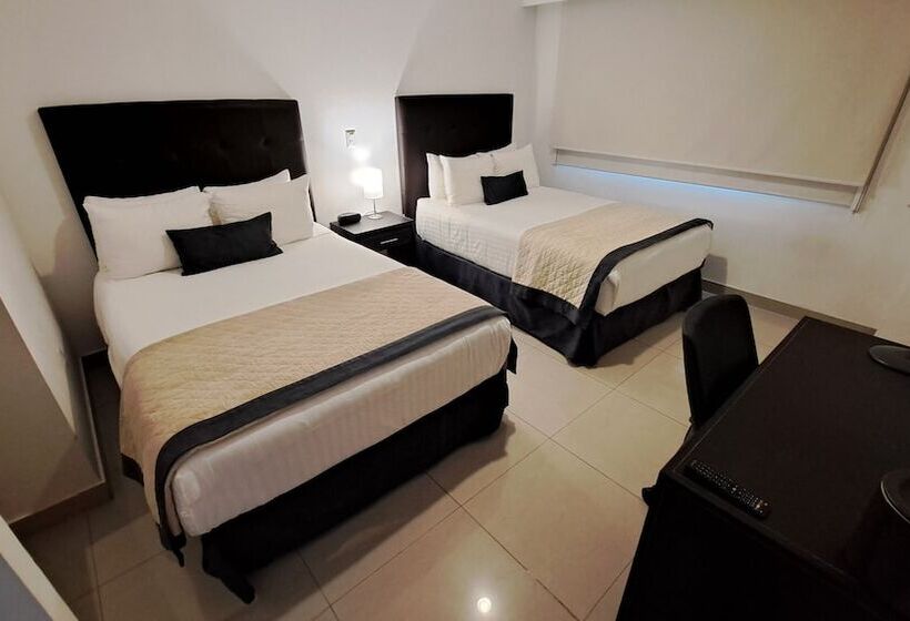 חדר סטנדרט שתי מיטות זוגיות, México Plaza Celaya