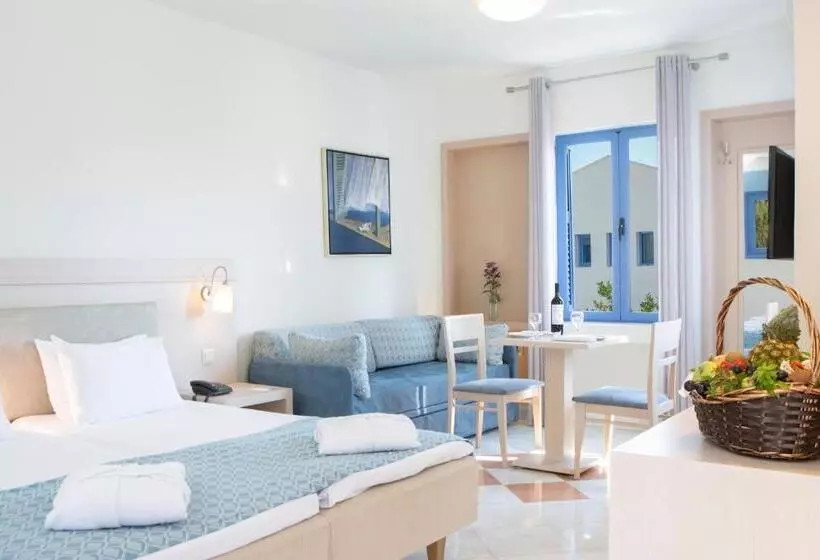 庭の見えるシングルルーム, Porto Galini Seaside Resort & Spa