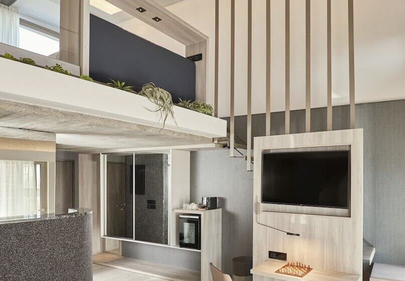 带1个卧室的公寓套房, Nautilux Rethymno By Mage Hotels