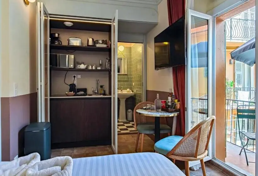 バルコニー付きスタンダードステューディオ, Aparthotel Ammi Vieux Nice