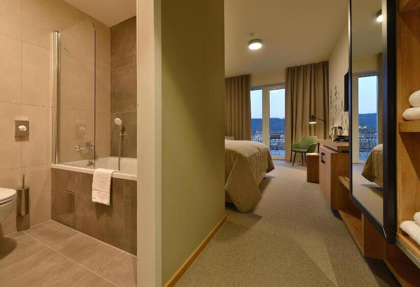 Comfort room with terrace, Element