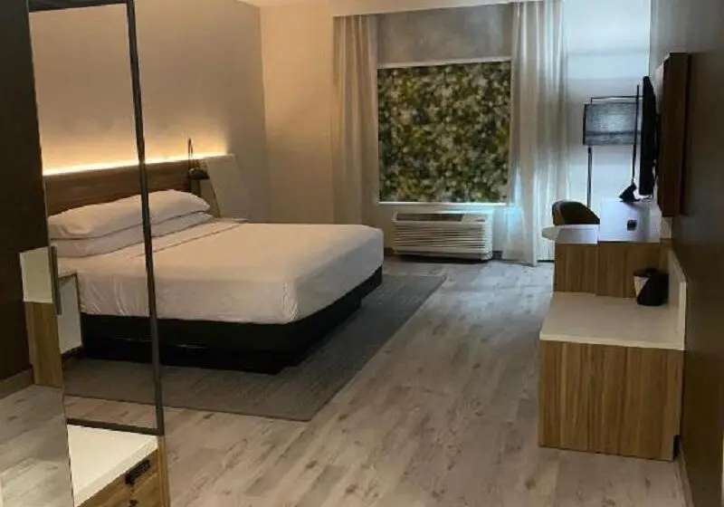 身障者適用キングサイズベッドルーム, Wyndham Garden Orlando Airport Free Airport Shuttle