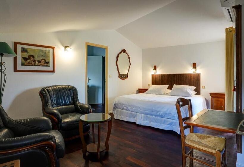 バルコニー付きデラックスルーム, La Chaumière, Demeure D'hôtes