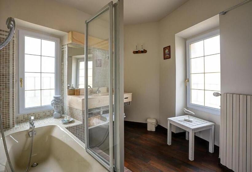 テラス付きスタンダードルーム, La Chaumière, Demeure D'hôtes