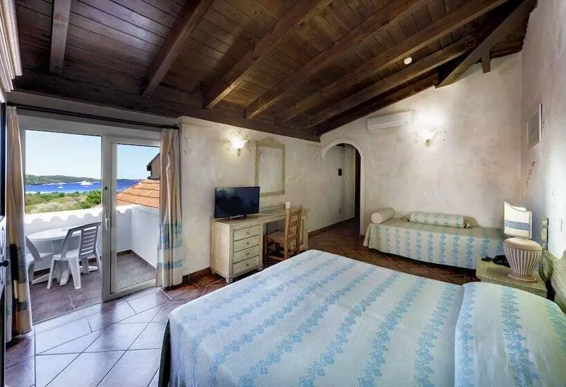 اتاق استاندارد با بالکن و چشم‌انداز دریا, Colonna Beach Hotel Marinella