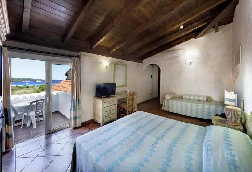 اتاق استاندارد با بالکن و چشم‌انداز دریا, Colonna Beach Hotel Marinella