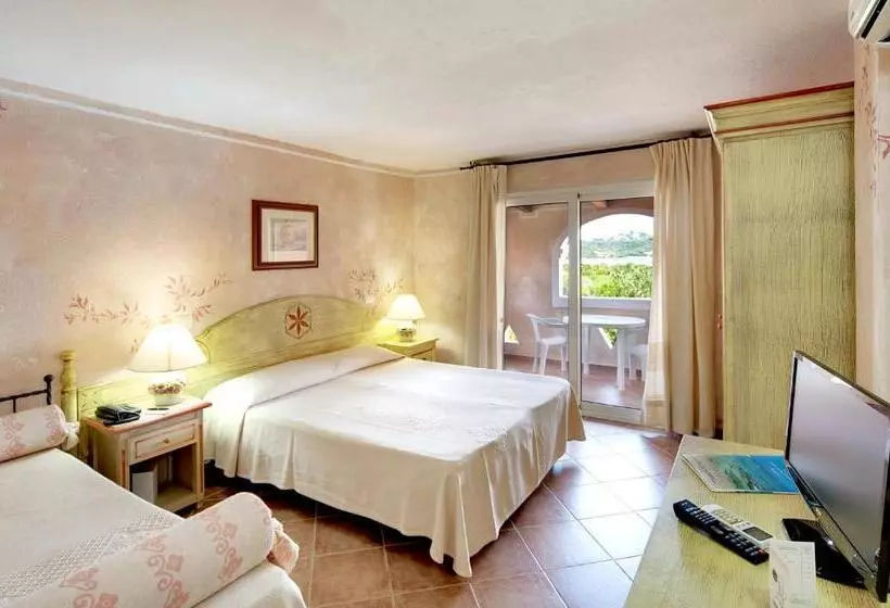اتاق استاندارد با بالکن و چشم‌انداز دریا, Colonna Beach Hotel Marinella