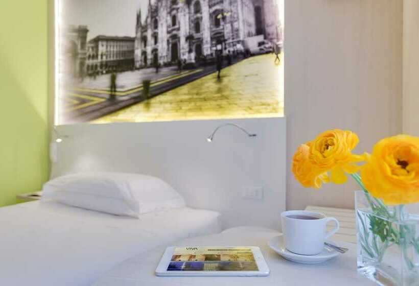 标准单人间, Kleos Hotel Milano By Kleos Group Collection