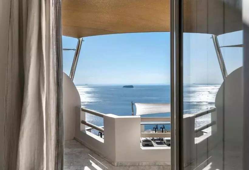 Superior-huone Näkymä, Grand View   Megalochori Santorini