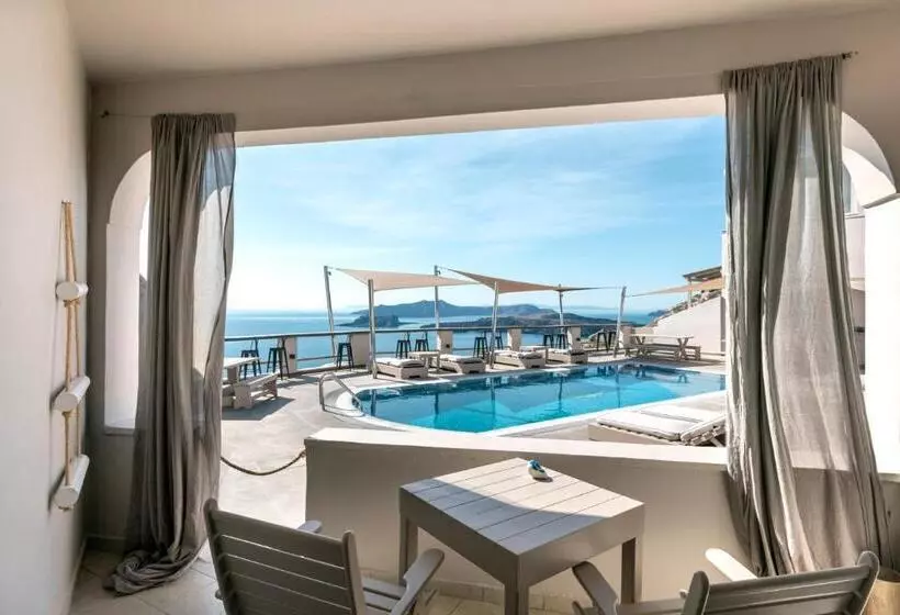 景色の見えるスーペリアルーム, Grand View   Megalochori Santorini