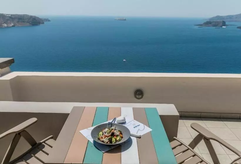 Superior-huone Näkymä, Grand View   Megalochori Santorini