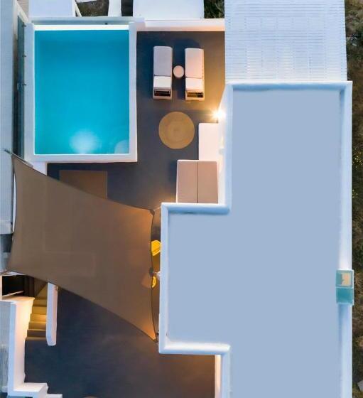 Vil·la 1 Dormitori amb piscina, Grand View   Megalochori Santorini