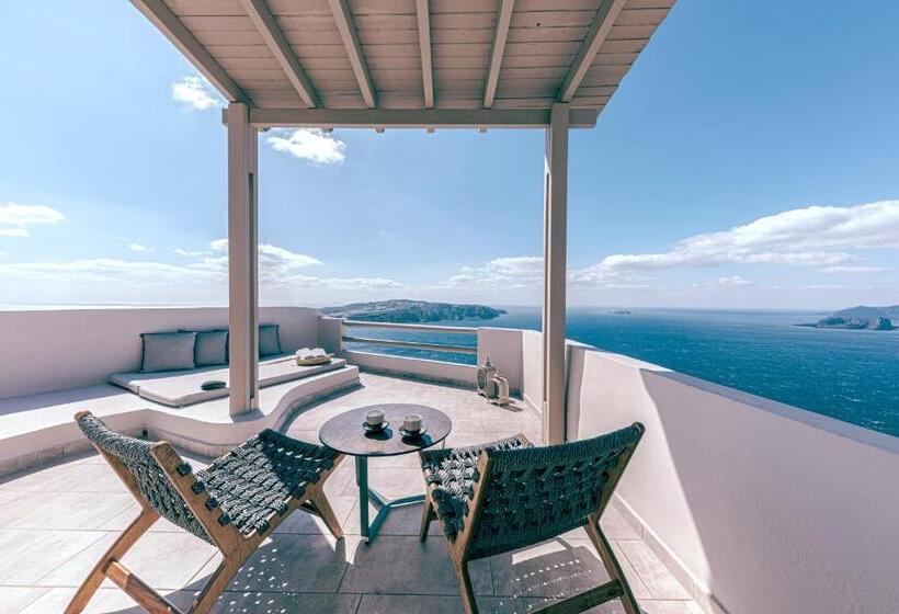 带按摩浴盆的套房, Grand View   Megalochori Santorini