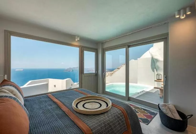 Sviitti Uima-allas, Grand View   Megalochori Santorini