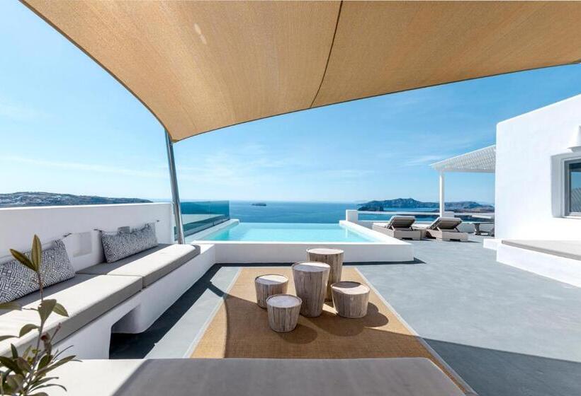 Vil·la 1 Dormitori amb piscina, Grand View   Megalochori Santorini